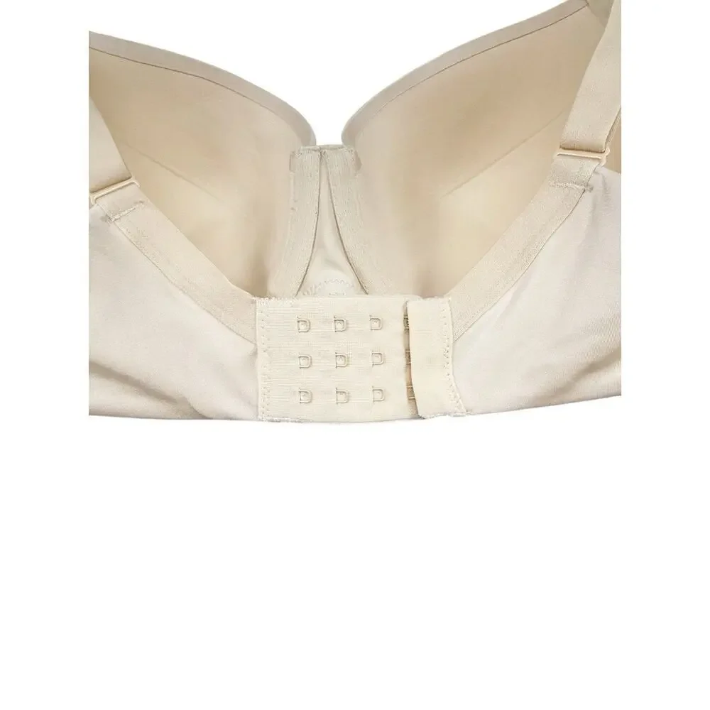 Soma Stunning Support Smooth Full Coverage Bra Nude‎ Beige Womens 34DD